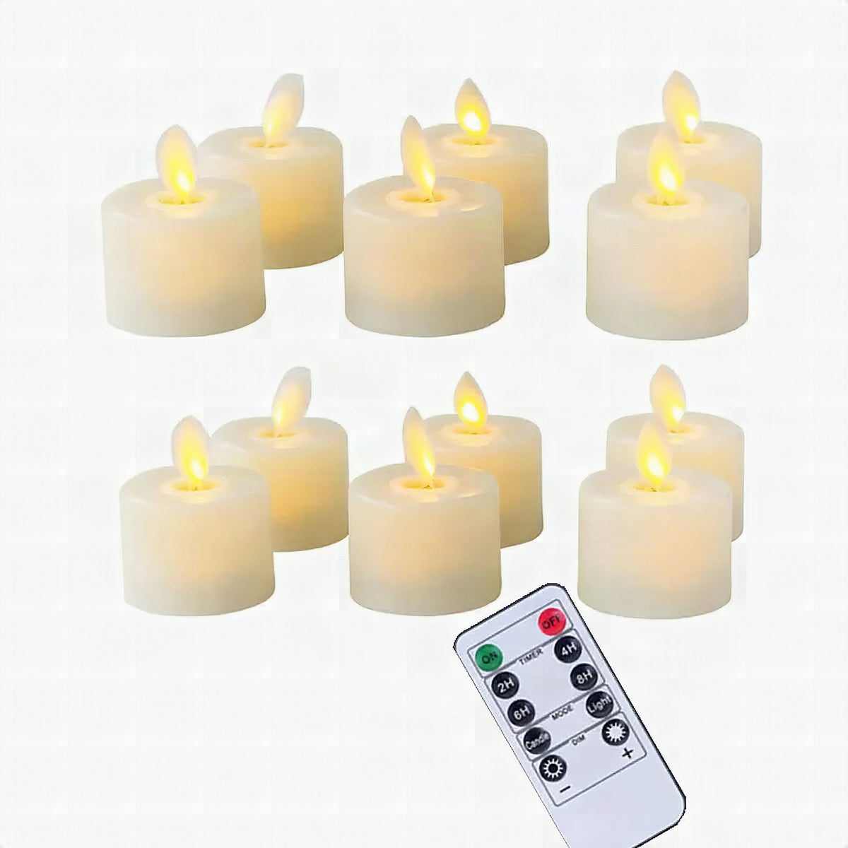 Set de velas LED con mando a distancia