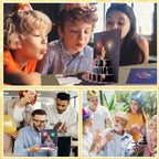 Tarjeta de cumpleaños pop-up con luz y sonido