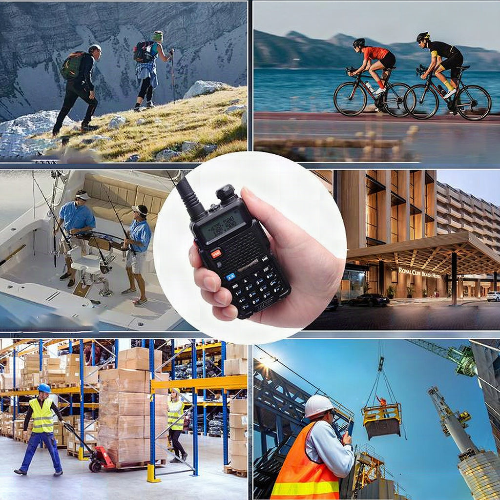 Walkie talkie de largo alcance con 128 canales