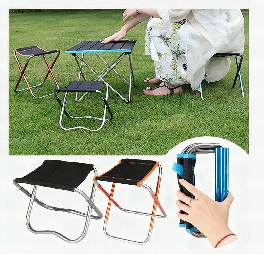 Taburete plegable ultraligero portátil