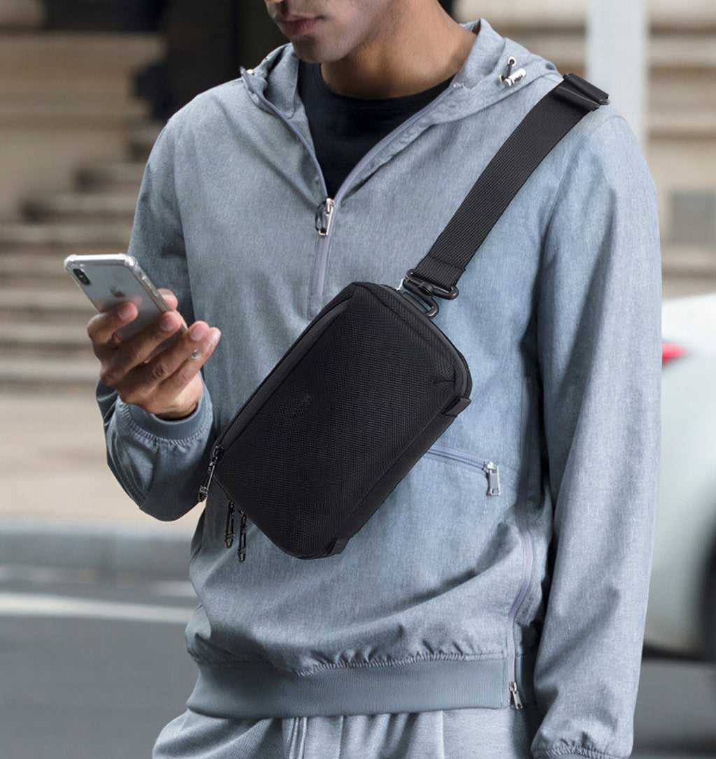 Bolso bandolera de hombre casual y moderno