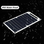 Panel solar SolNova 30 W ultraligero e impermeable con conexión USB