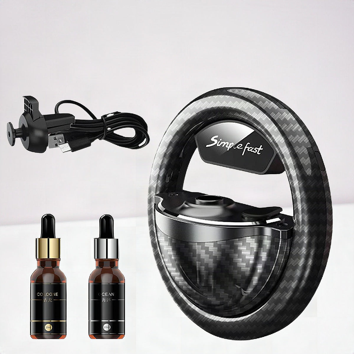 Ambientador de coche RGB Aroma Sprinkles con luces LED