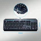 Teclado mecánico profesional LED I-850