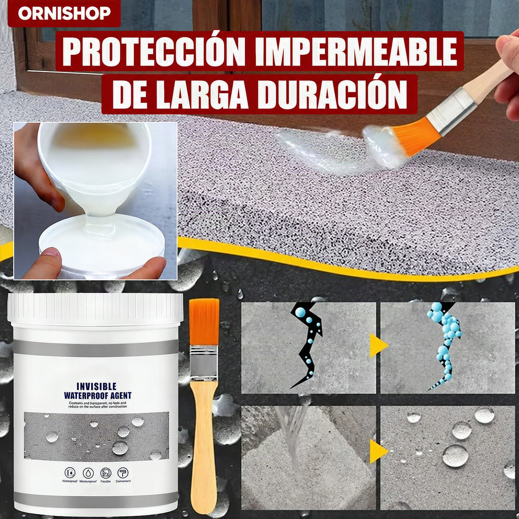 Aplicación de WaterPro™ sellador impermeable sobre diversas superficies del hogar