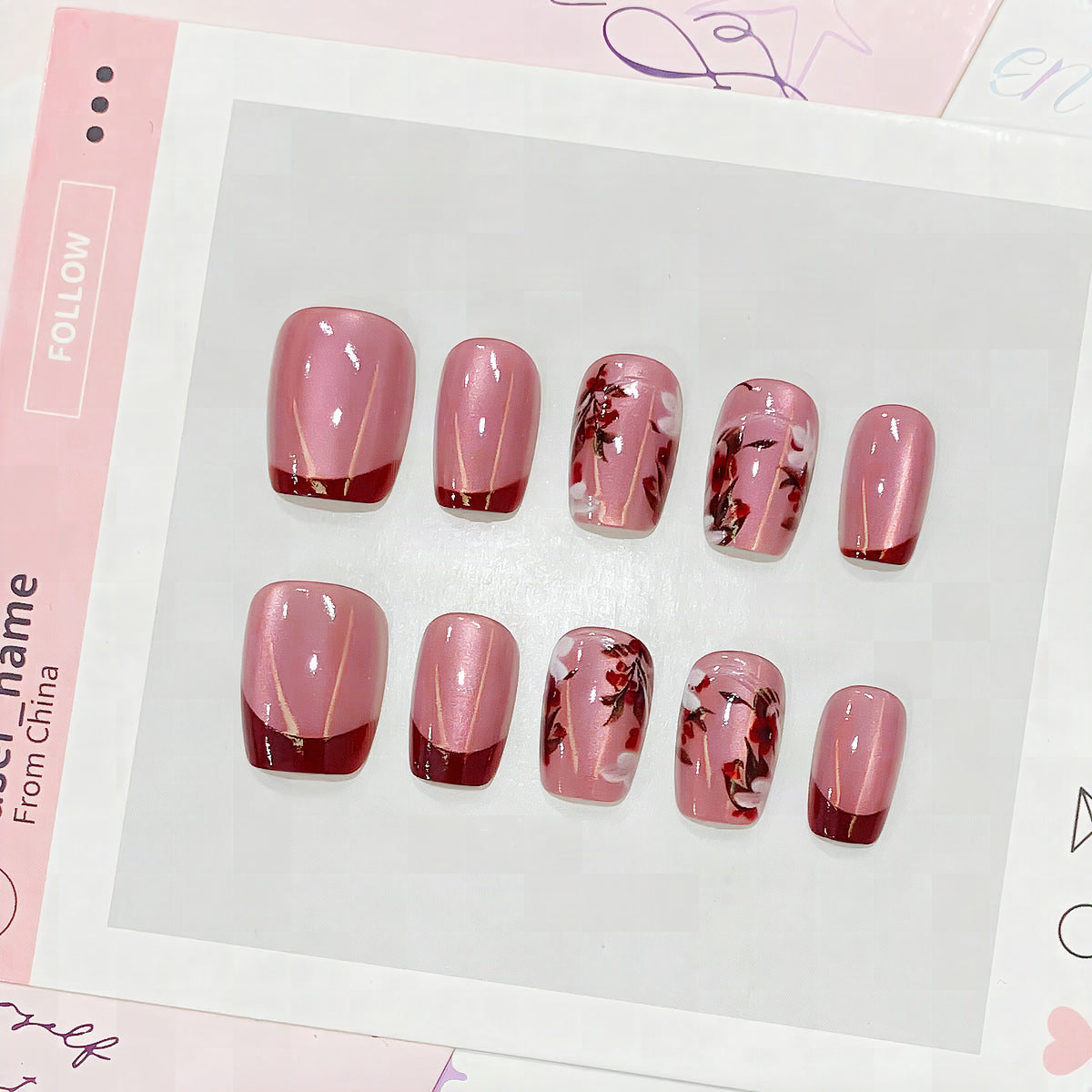 Uñas de gel artísticas