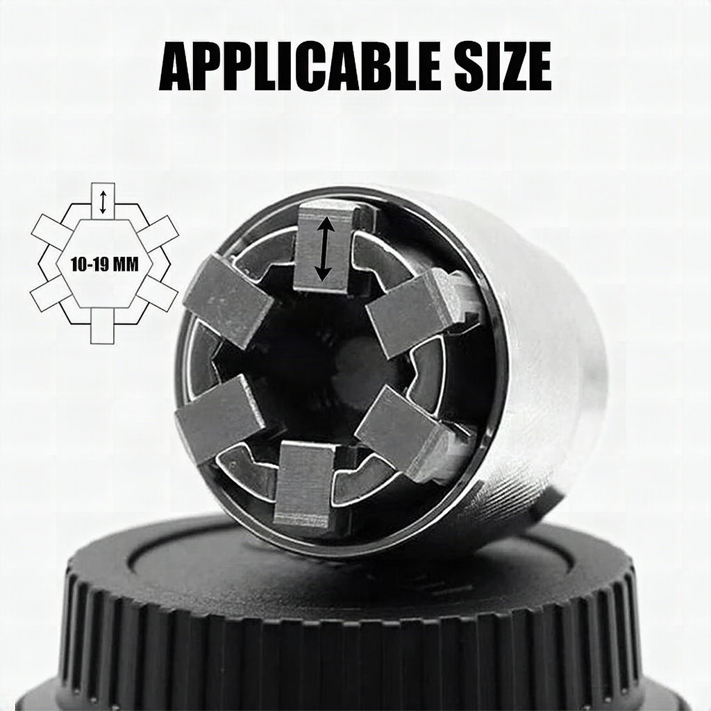 Llave de vaso universal mágica para taladro eléctrico