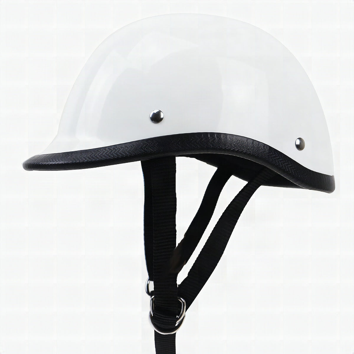 Casco de moto minimalista clásico