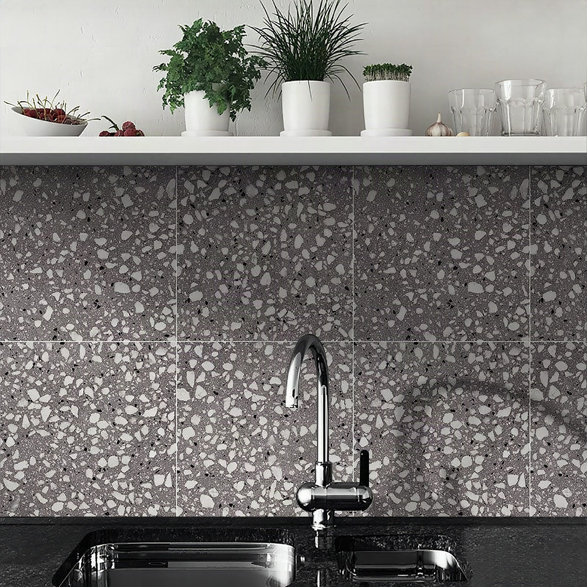 Azulejos adhesivos de PVC cuadrados impermeables