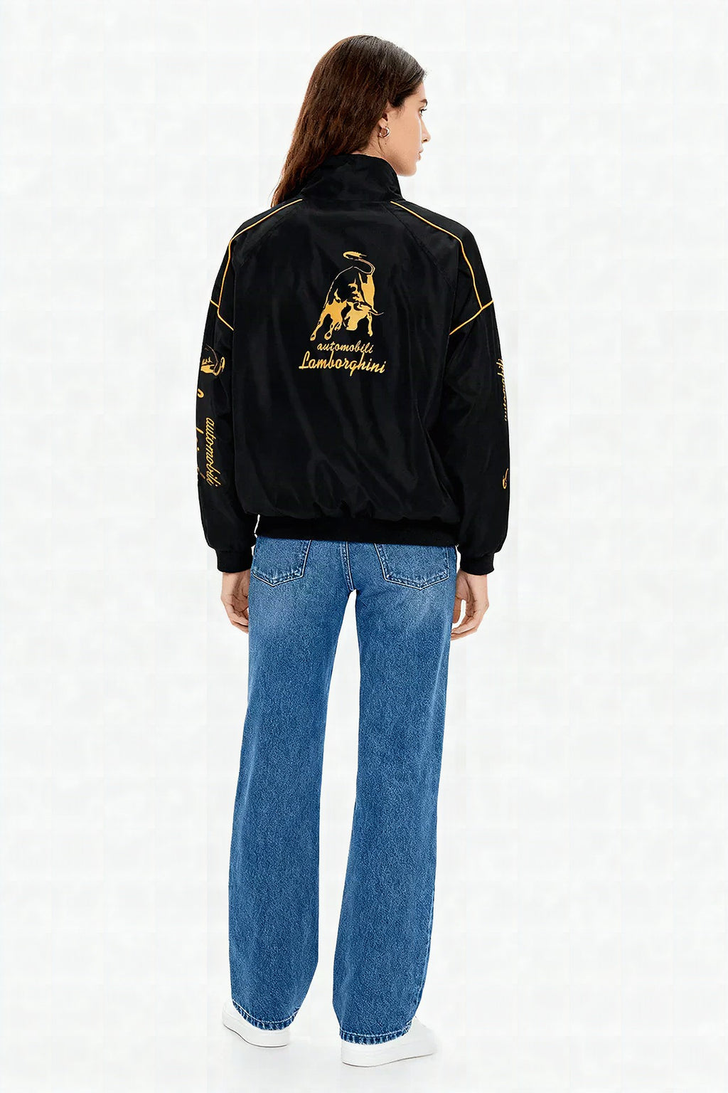 Chaqueta de carreras Lamborghini Vintage Racing – Unisex – Retro