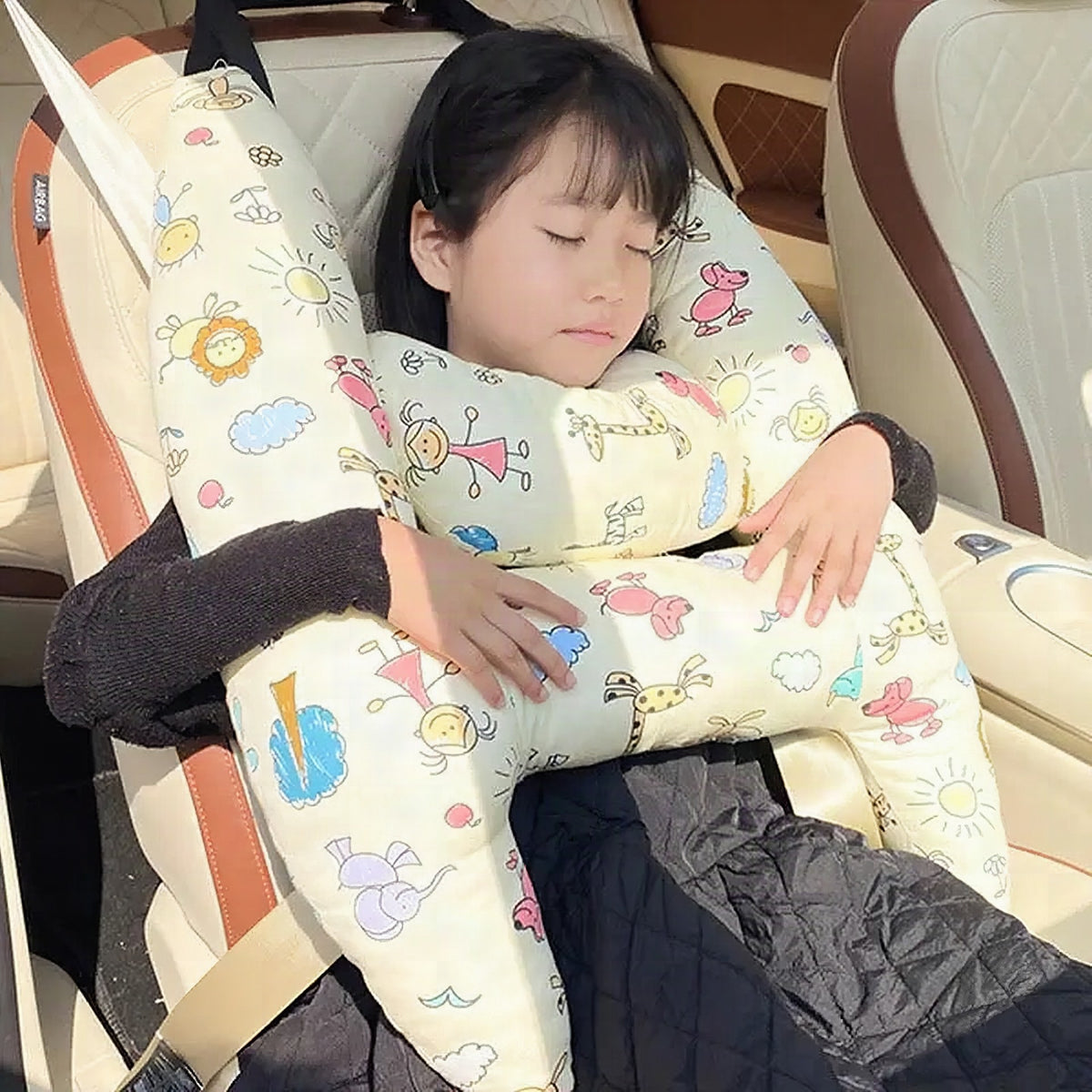 Cojín de coche ergonómico para niños