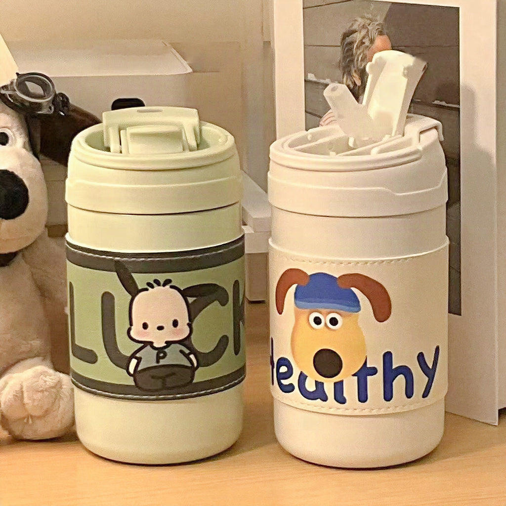 Vaso térmico con diseño de animales alegres