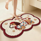 Alfombra decorativa con diseño de perro adorable