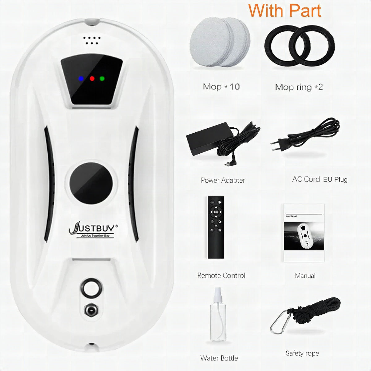 Robot limpiacristales ClearView — inteligente, eficaz y seguro