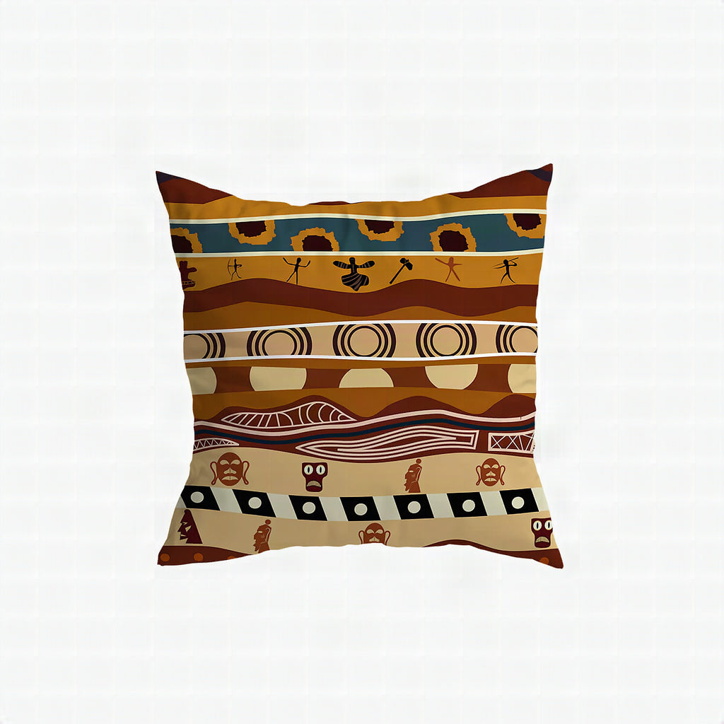 Cojín decorativo con estampado africano