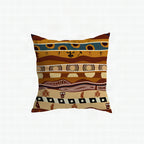 Cojín decorativo con estampado africano