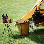Papelera plegable para camping y festivales