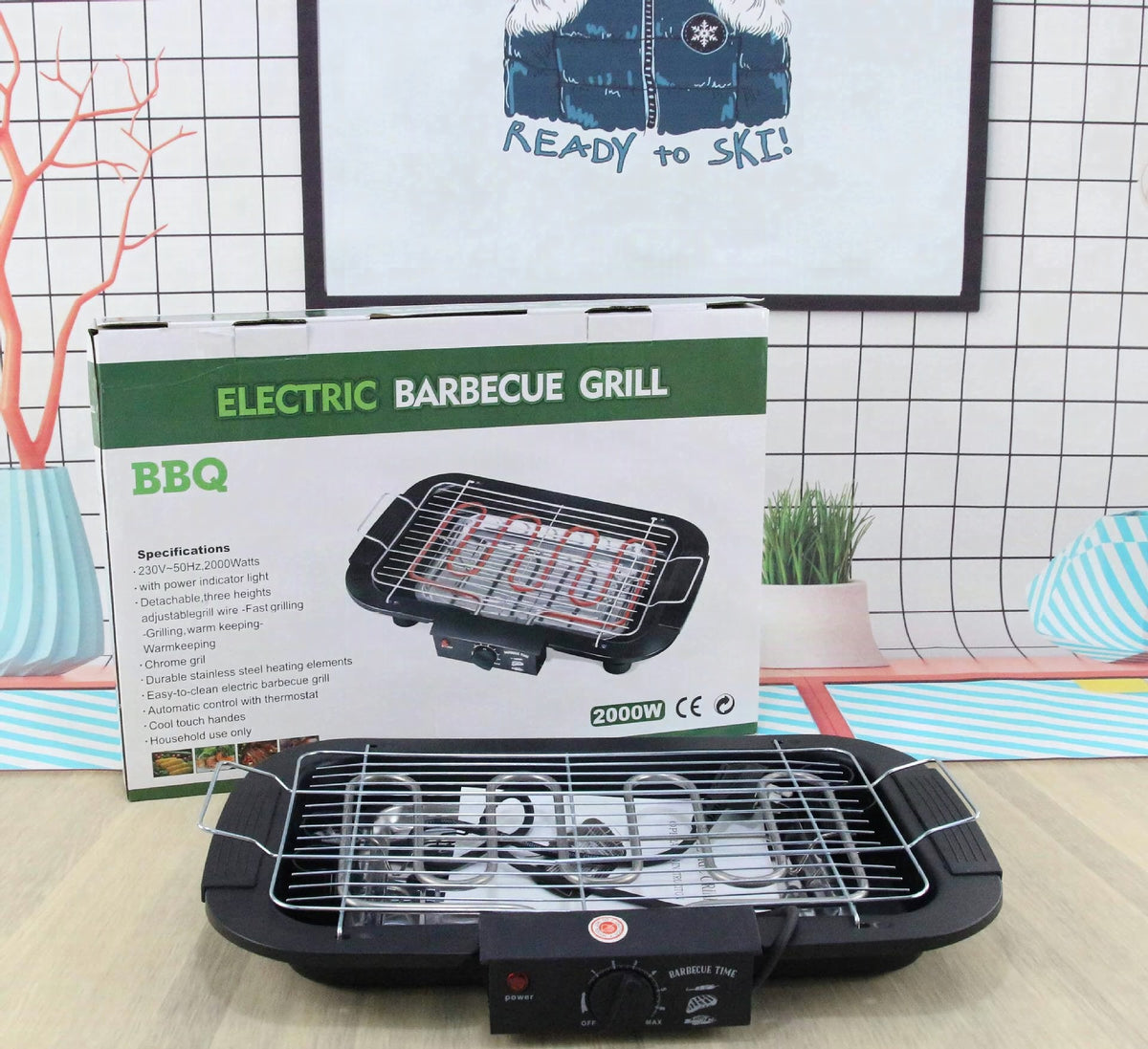 Parrilla eléctrica de interior