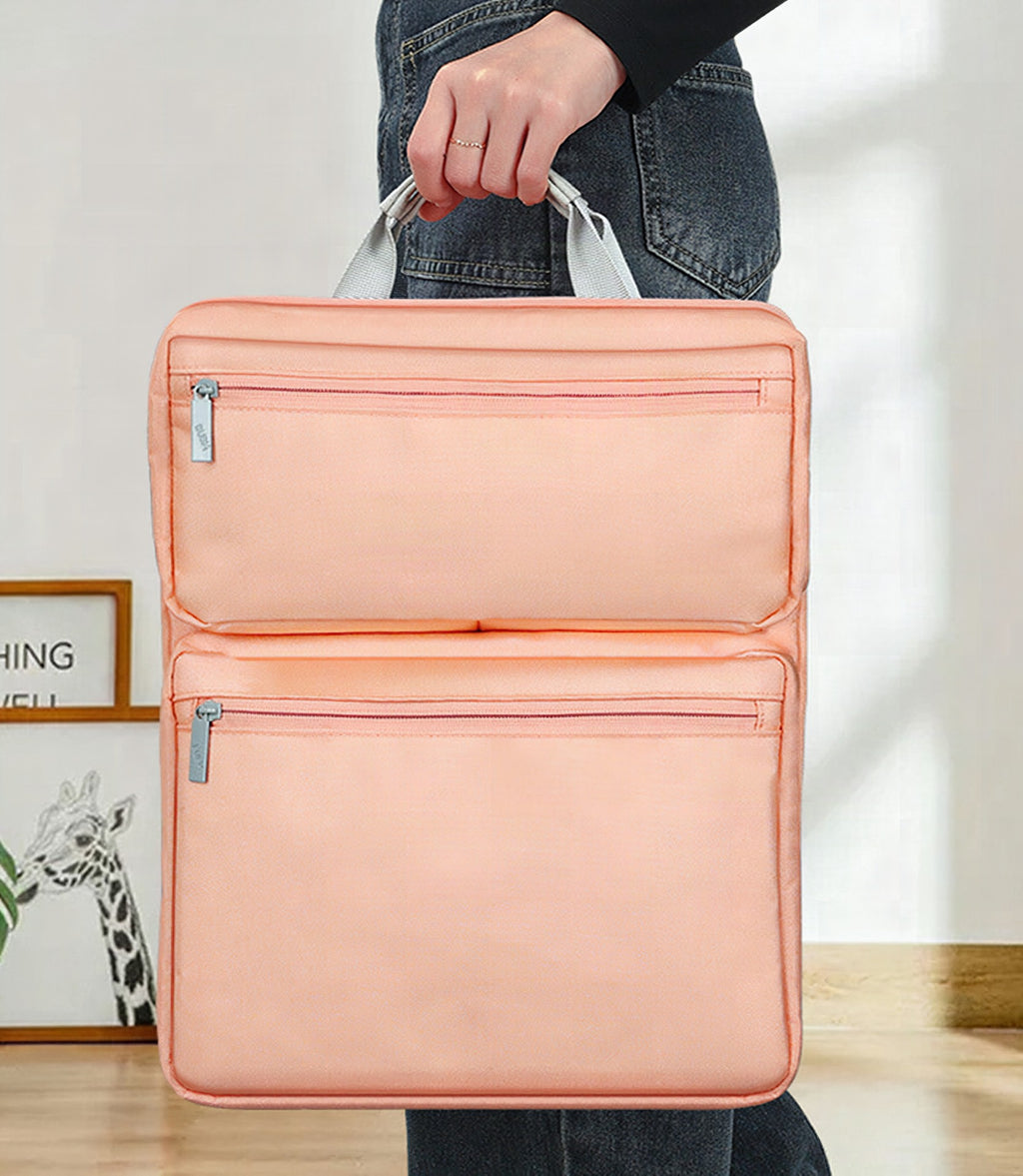 Maleta de 20 pulgadas con bolsa adicional y bolso colgante plegable