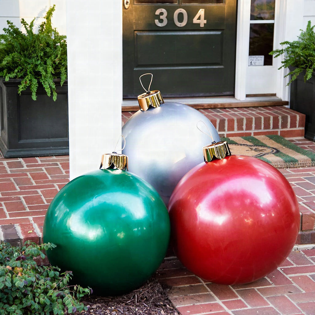 Bola navideña hinchable gigante decorativa