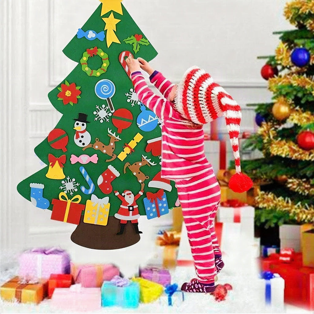 Árbol de Navidad de fieltro para niños Athetier