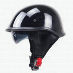 Casco de moto clásico ligero con visera ajustable