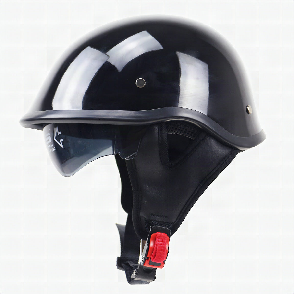 Casco de moto clásico ligero con visera ajustable