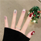 Diseño de uñas navideñas