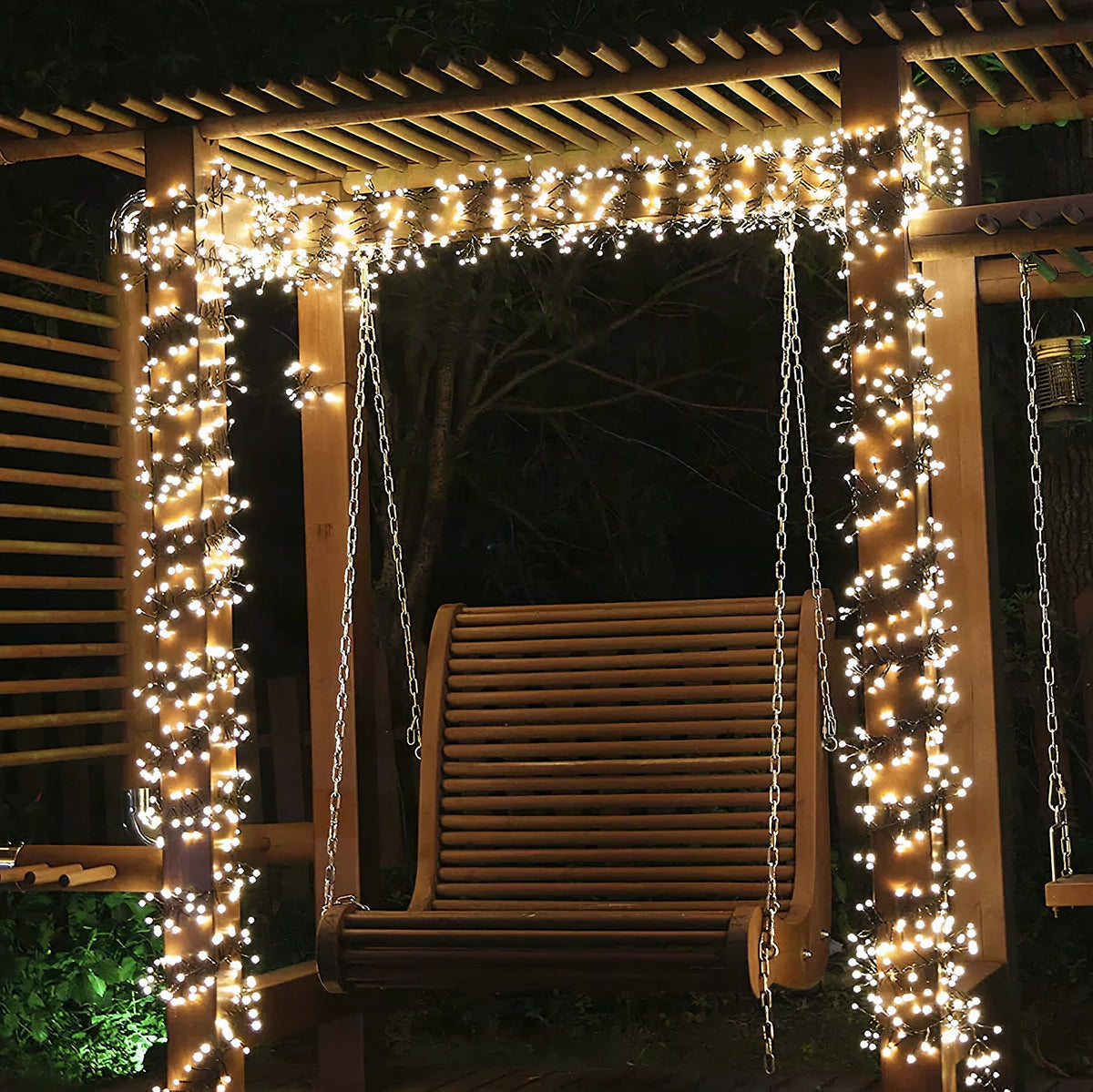 Guirnalda LED LumaLine de 10 metros con 1000 luces blanco cálido para interior y exterior