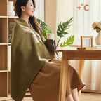 Manta eléctrica USB CozyWarm con 3 niveles de calor y tejido polar suave