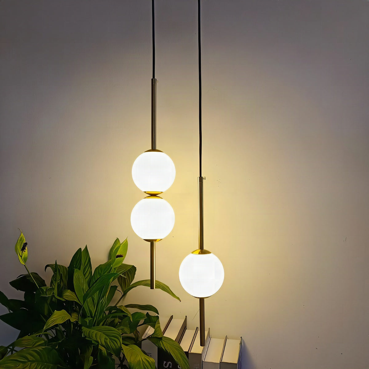 Lámpara colgante LED Afzal con diseño nórdico minimalista y altura ajustable