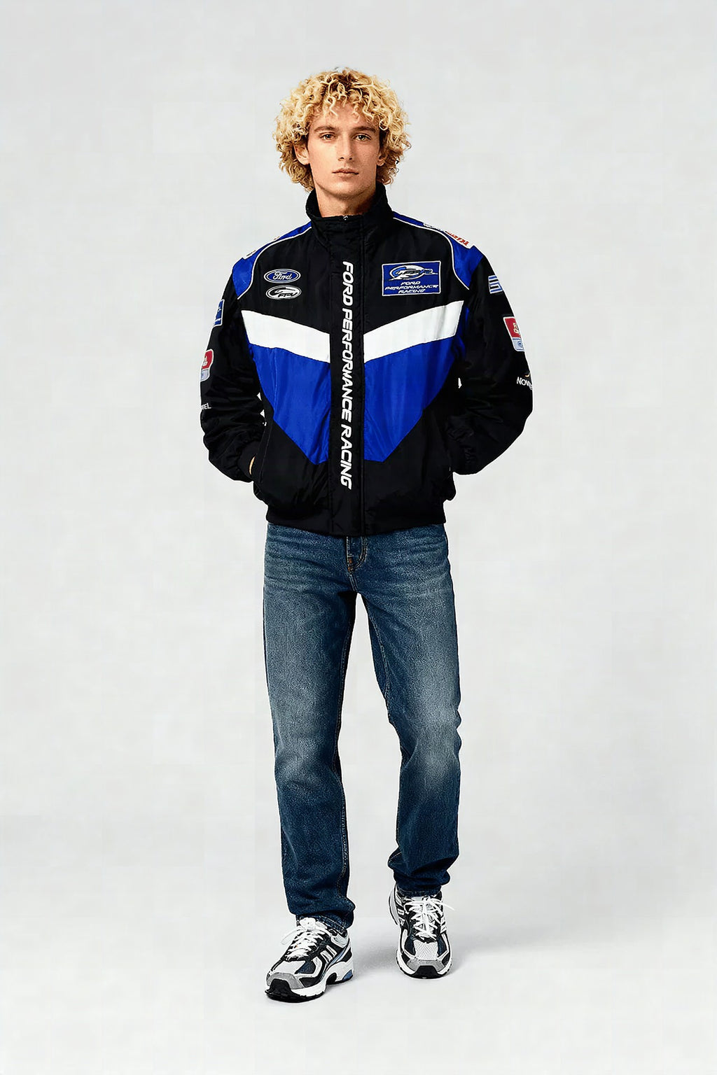 Chaqueta de carreras Ford Vintage Racing – Edición Performance