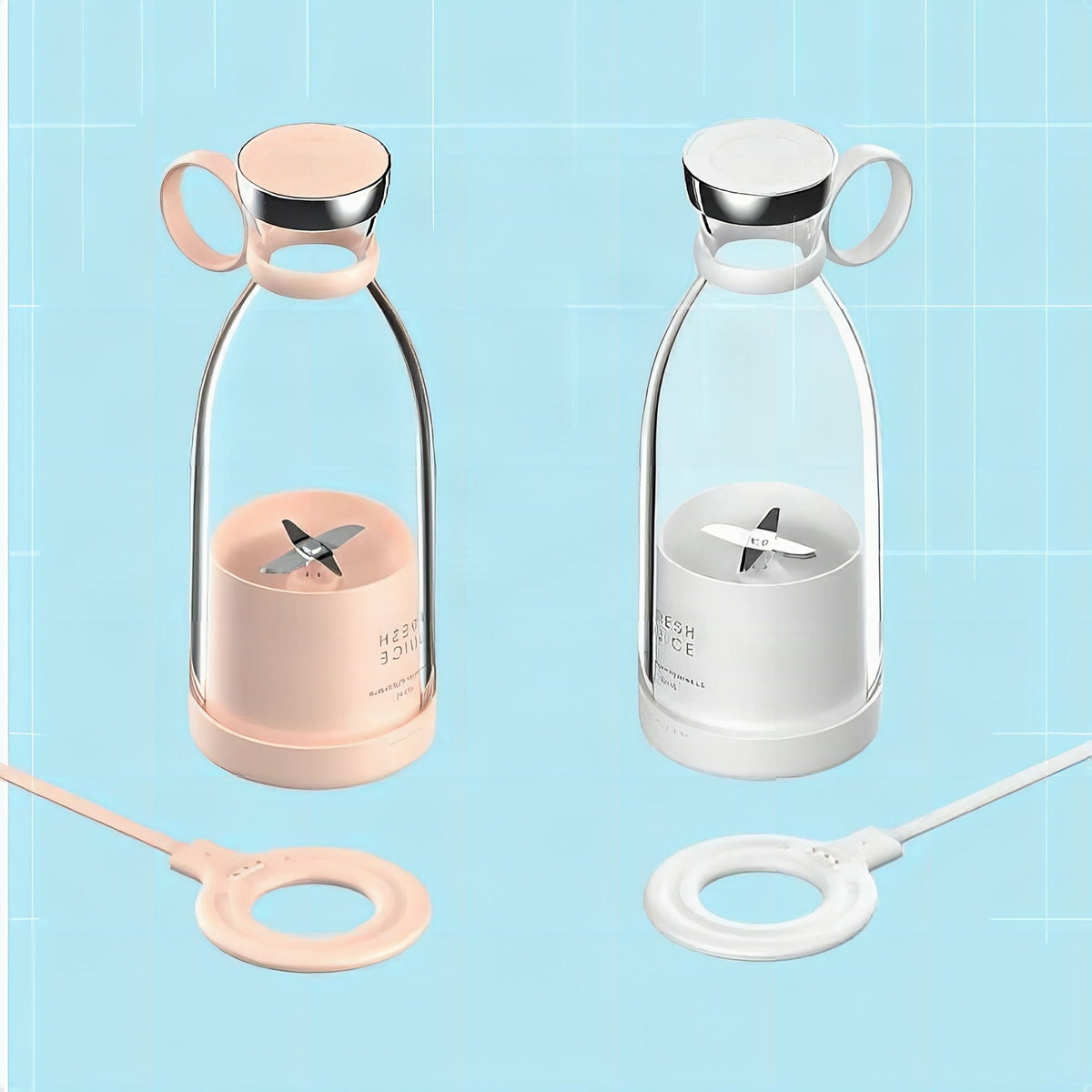 Batidora portátil eléctrica inalámbrica – 350 ml lista para llevar