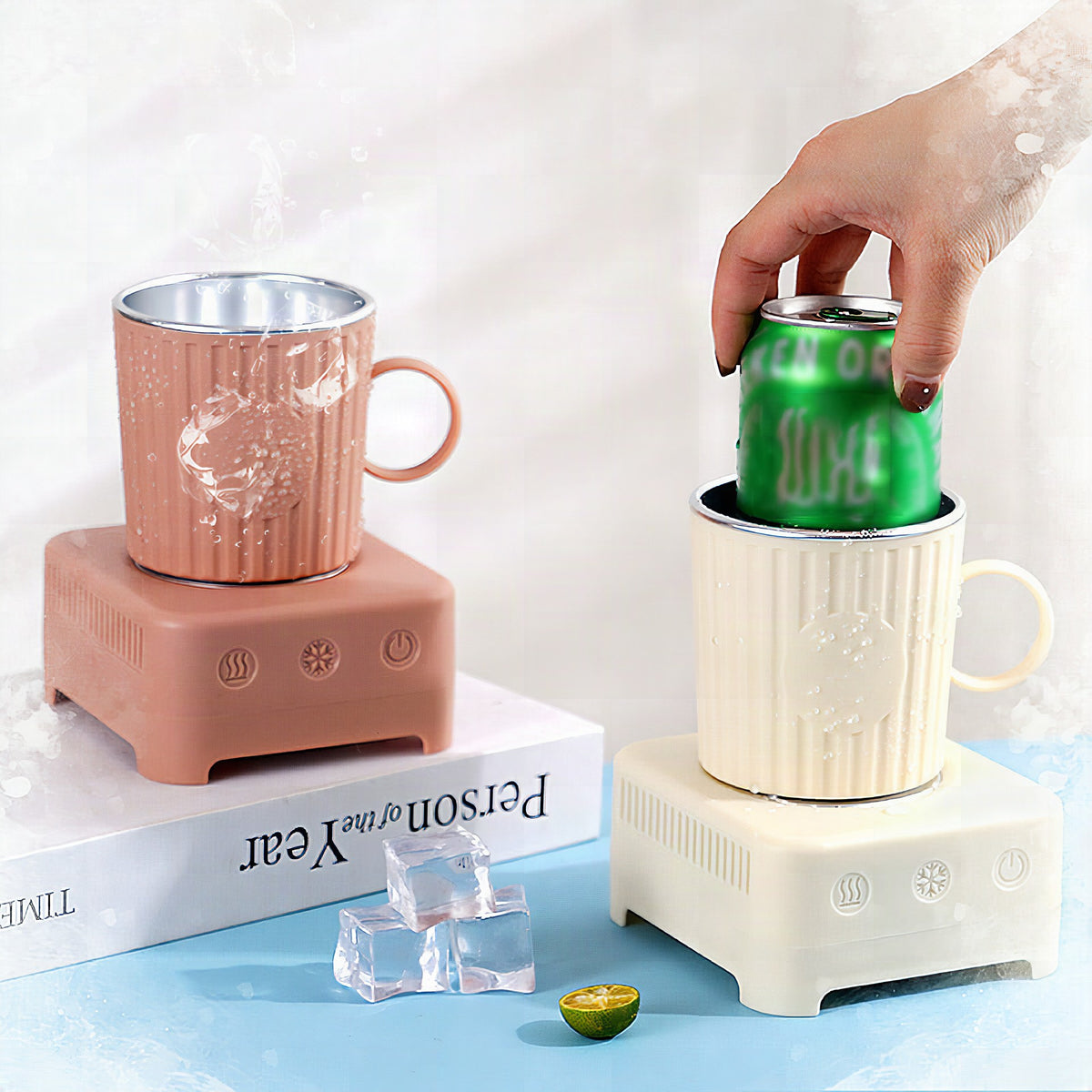 Taza inteligente con enfriamiento y calentamiento rápido