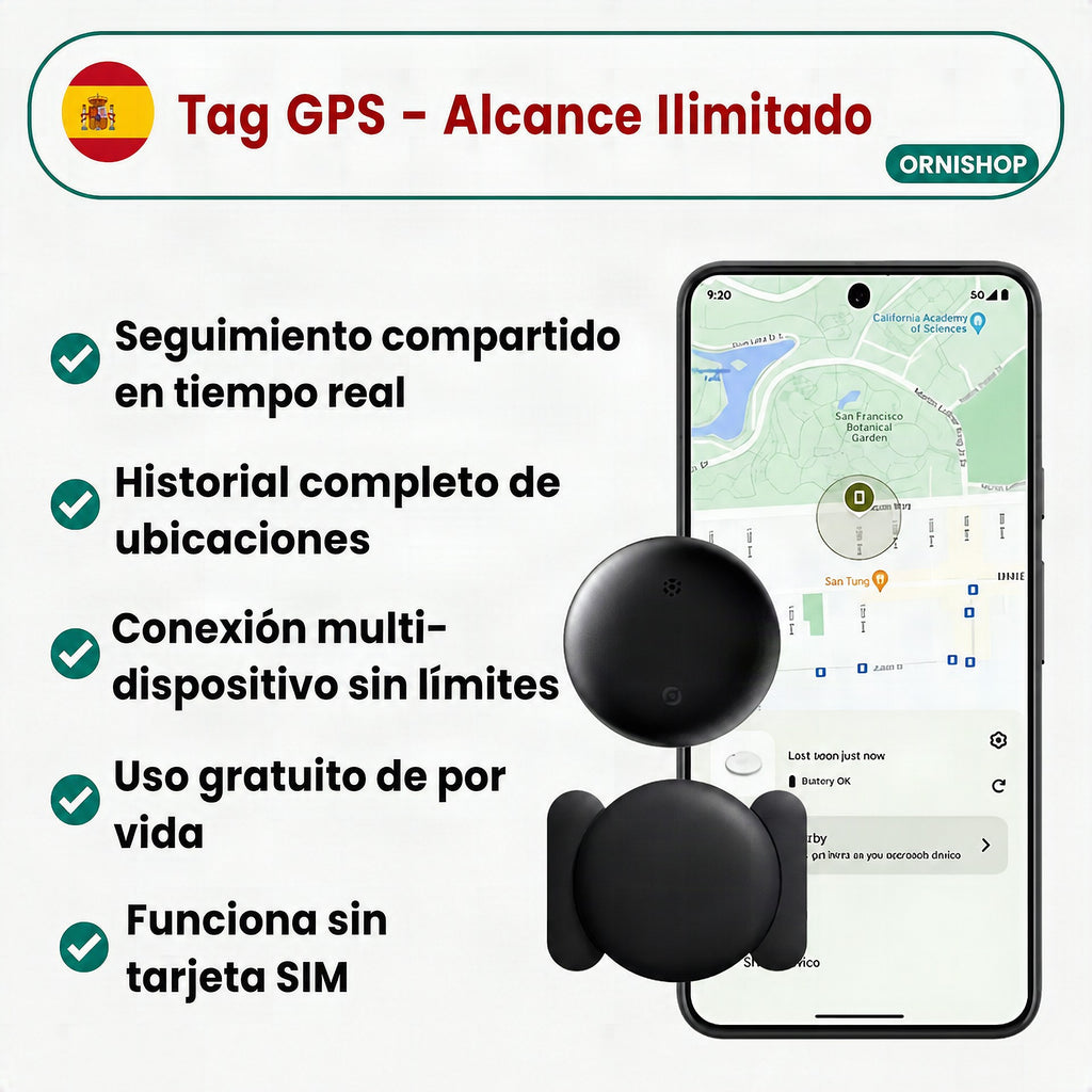Localizador GPS ultraligero de 10 gramos para mayores, fácil de llevar en bolsillo o bolso, con alertas de zona de seguridad.
