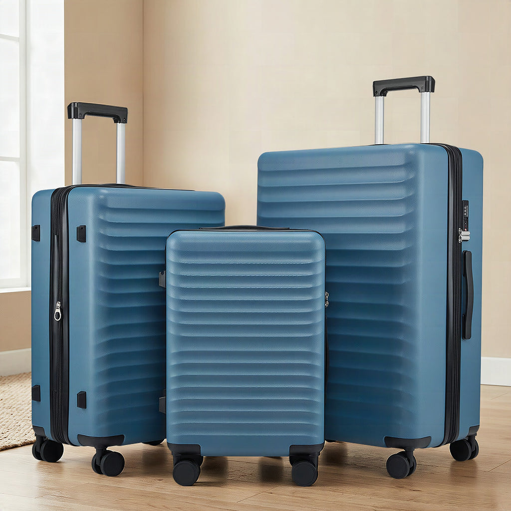 Maleta de viaje resistente con ruedas giratorias 360°
