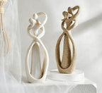 Escultura decorativa Armonia Embrace – Obra de arte que simboliza amor y conexión