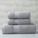 Toalla de baño 100 % algodón egipcio 70×140 cm gris