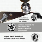 Llave de vaso universal ajustable con carraca