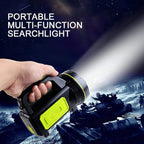 Linterna LED con foco lateral – Luz de trabajo portátil para camping y emergencias