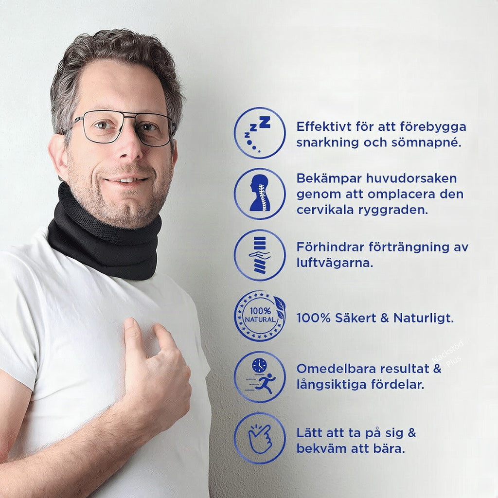 Almohada cervical antirronquidos para un sueño reparador
