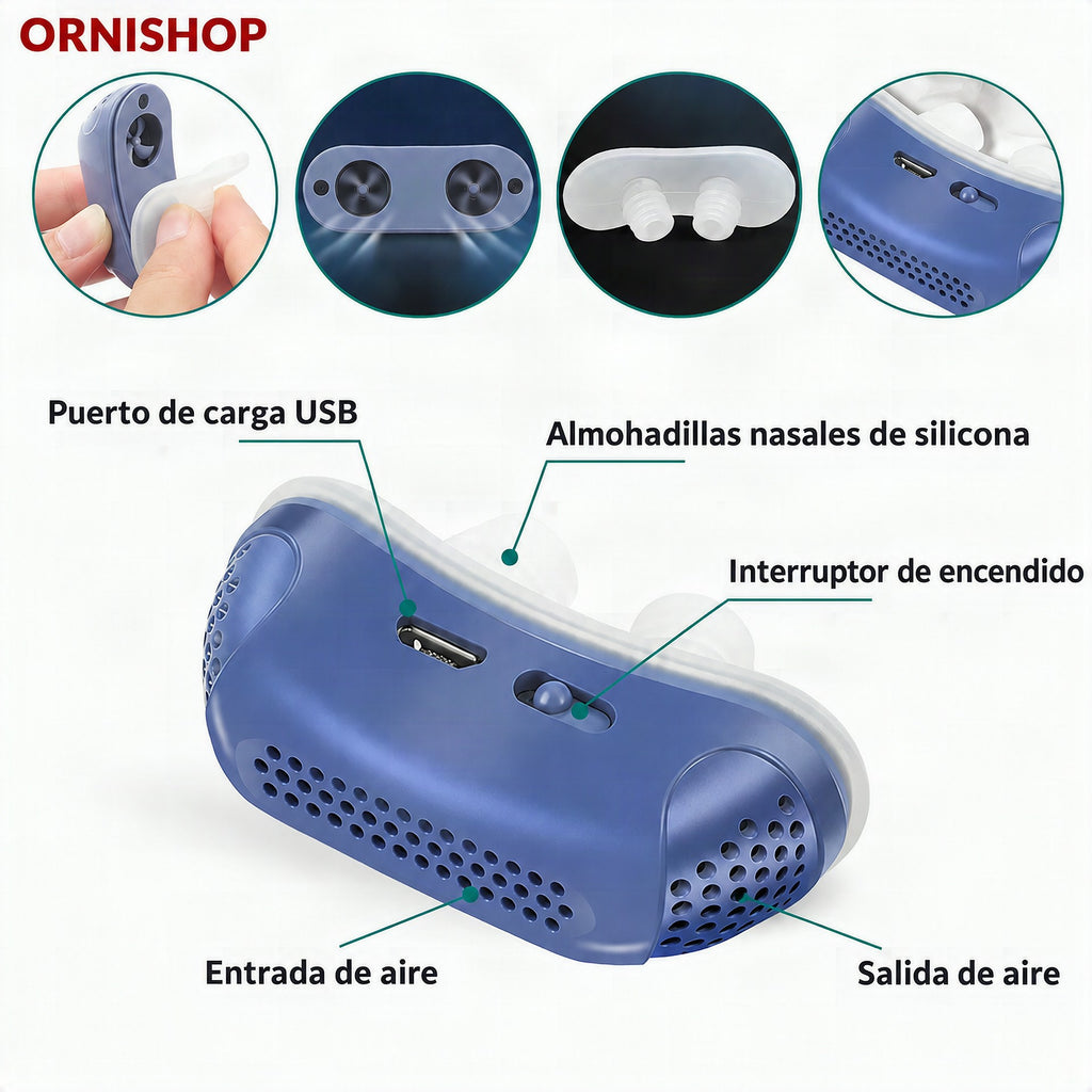 Dispositivo Anti-Ronquidos Micro CPAP Portátil