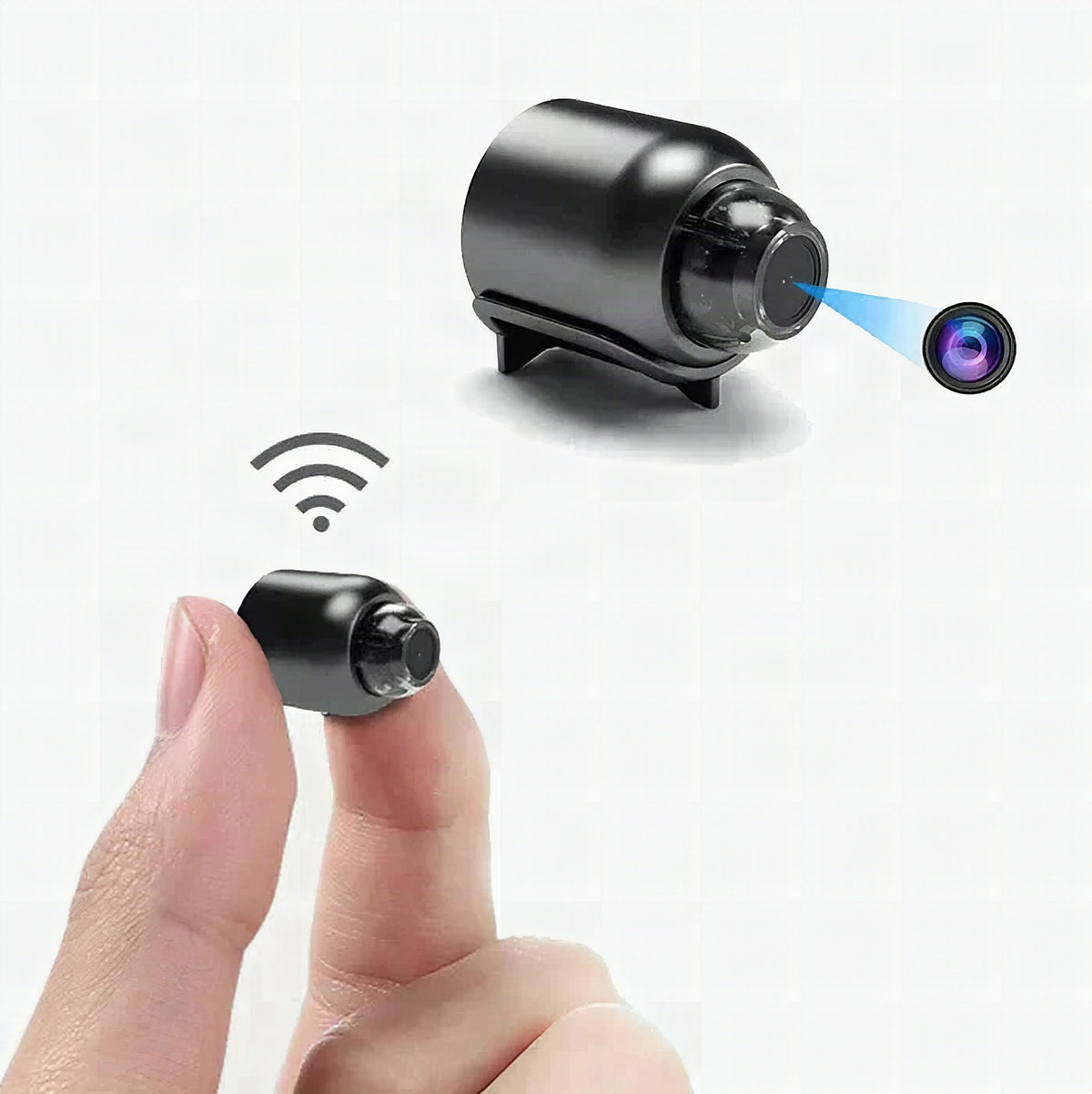 Cámara de vigilancia WiFi Lille con visión nocturna