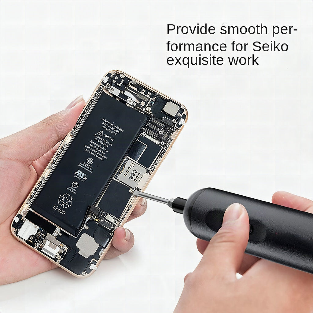 Atornillador eléctrico recargable Turbo con accesorios
