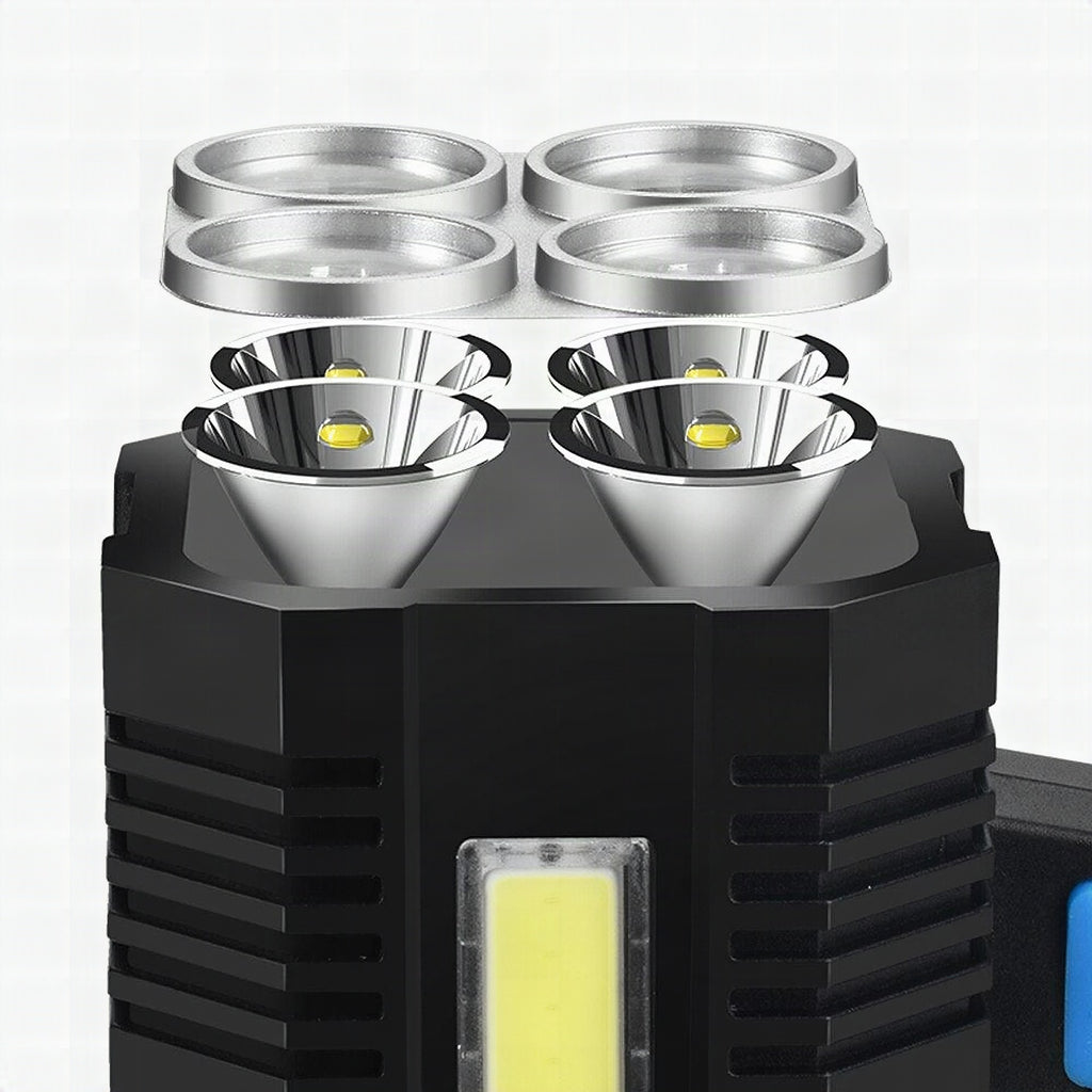 Linterna potente recargable LED