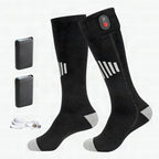 Calcetines térmicos recargables USB con calefacción eléctrica para el frío