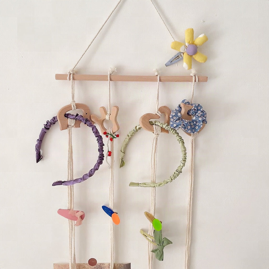 Juguete colgante de macramé decorativo antiestrés