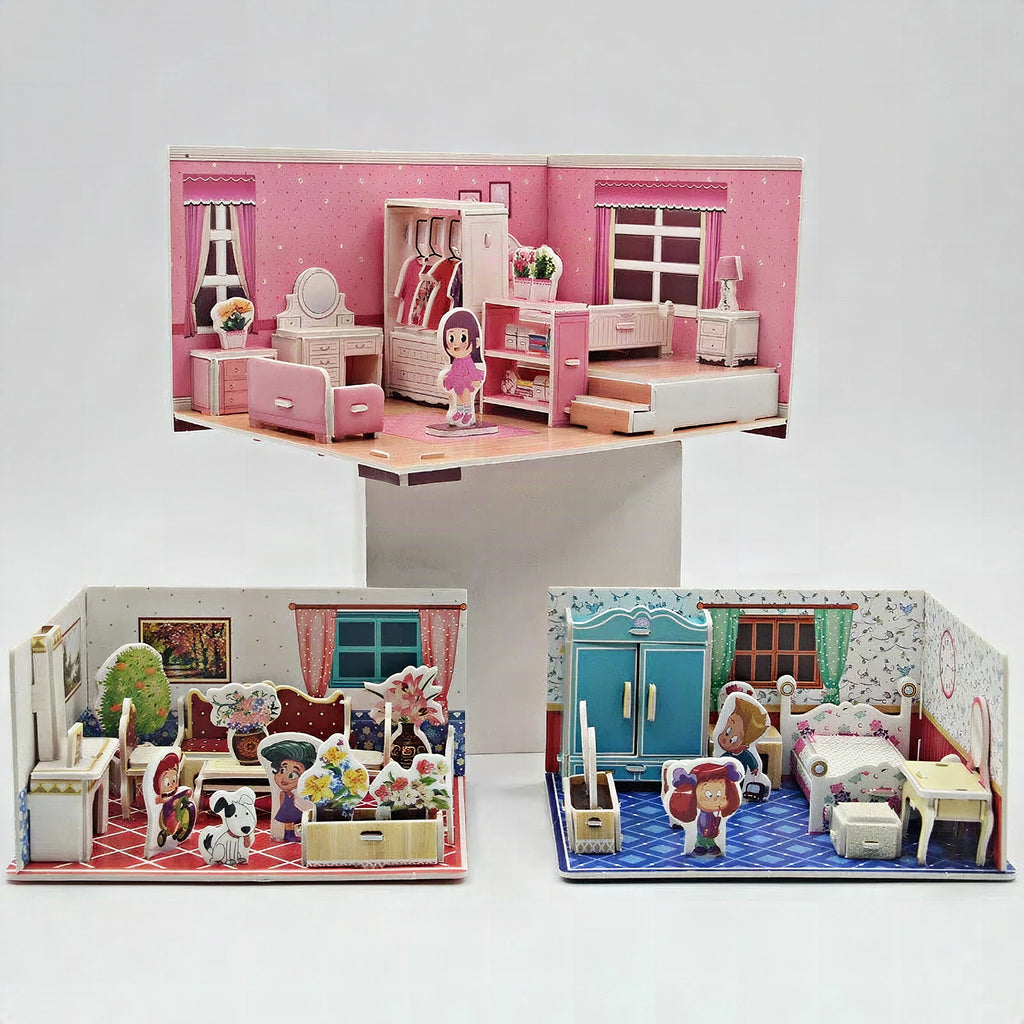 Puzzle 3D casa de ensueño – Juega, diseña y crea tu hogar ideal