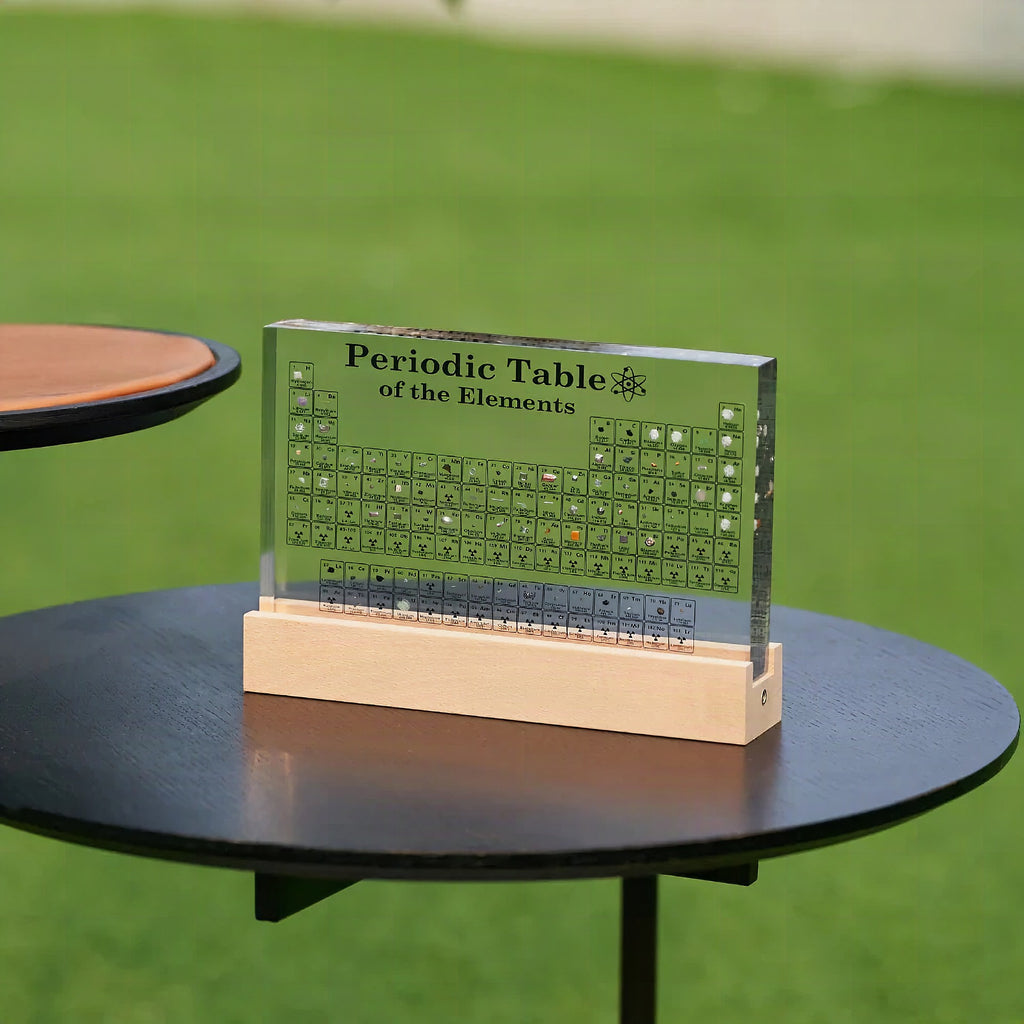 Tabla periódica con elementos reales