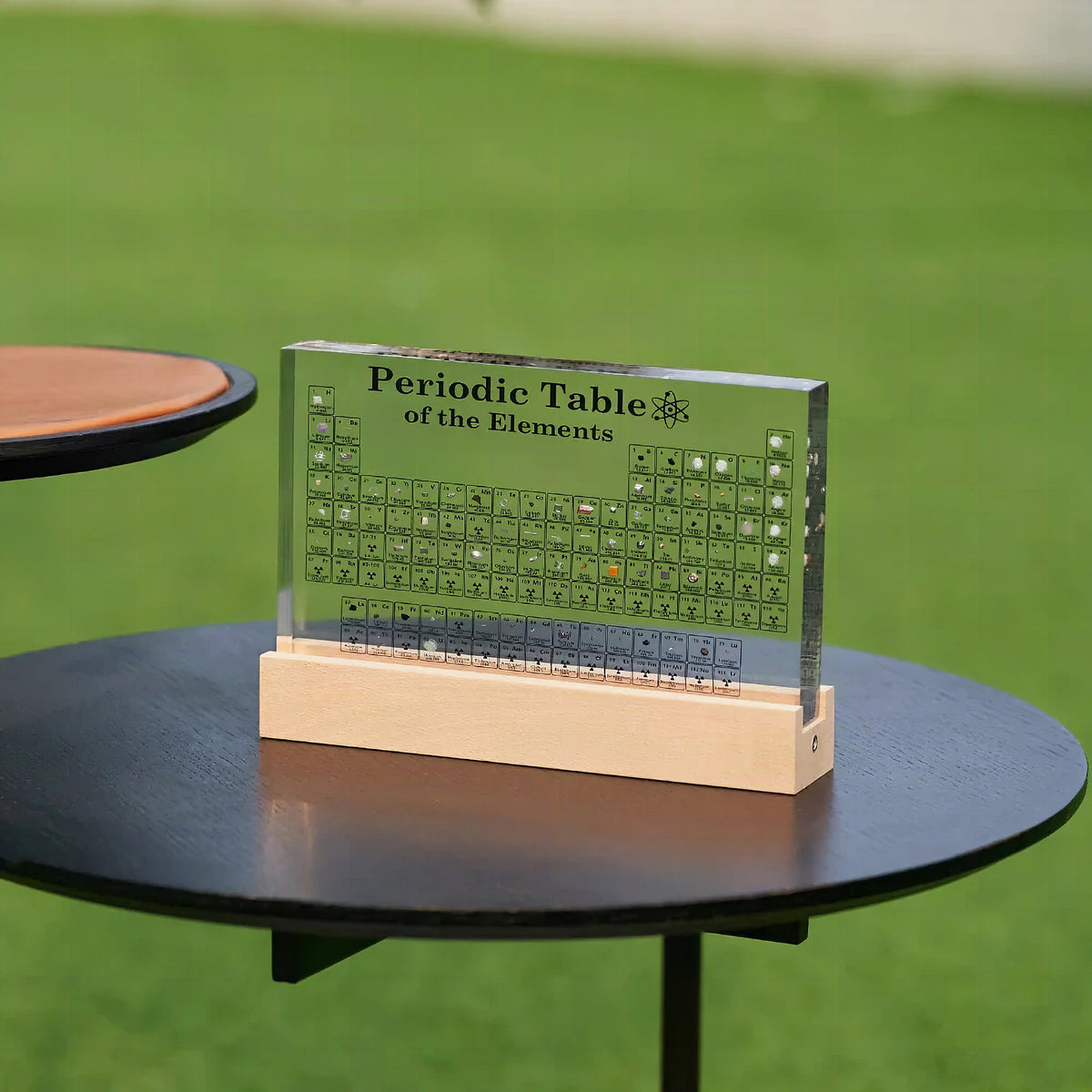 Tabla periódica con elementos reales